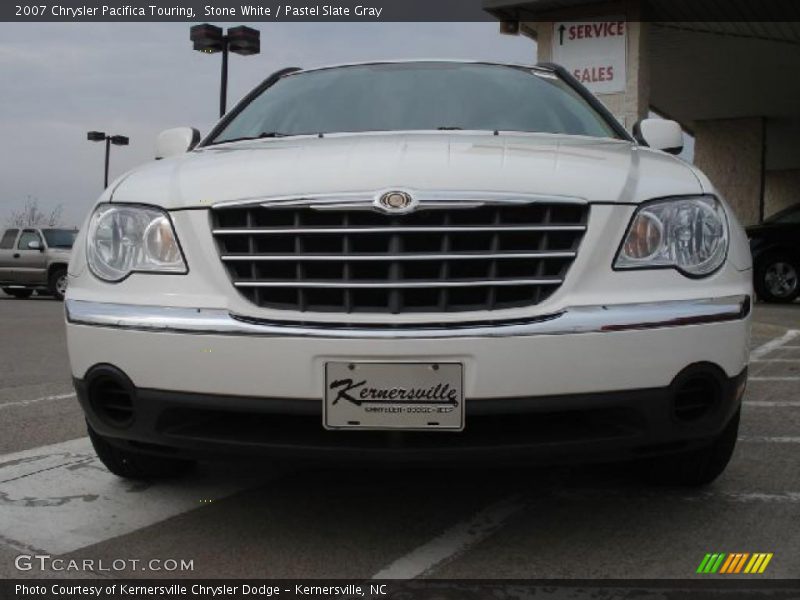 Stone White / Pastel Slate Gray 2007 Chrysler Pacifica Touring