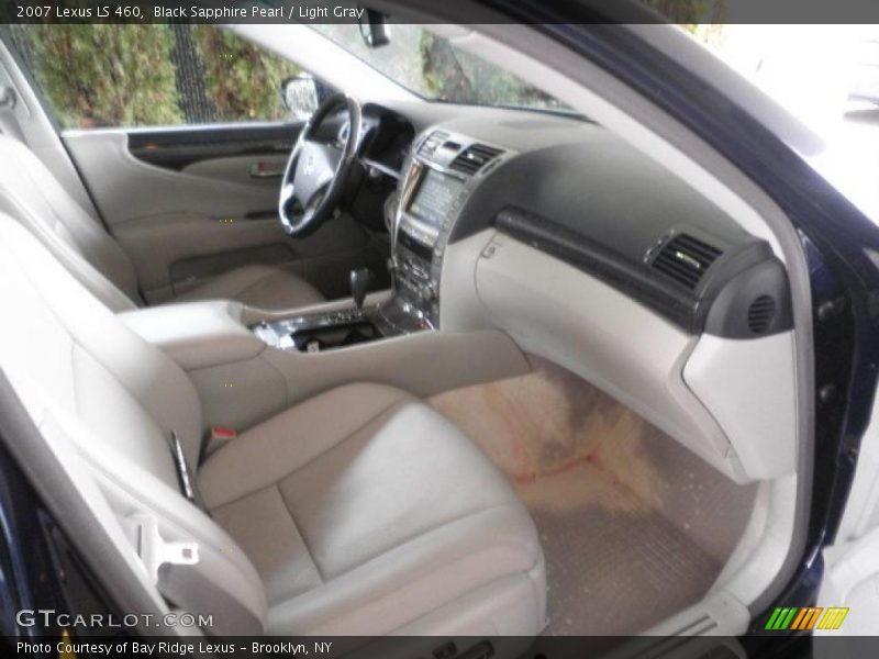 Black Sapphire Pearl / Light Gray 2007 Lexus LS 460