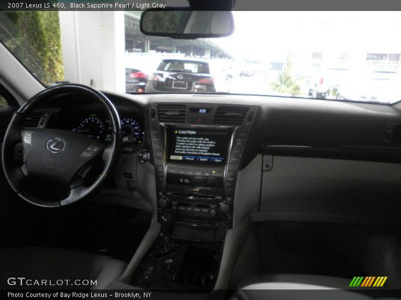 Black Sapphire Pearl / Light Gray 2007 Lexus LS 460