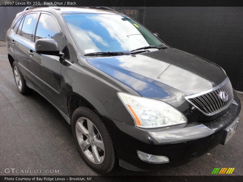 Black Onyx / Black 2007 Lexus RX 350