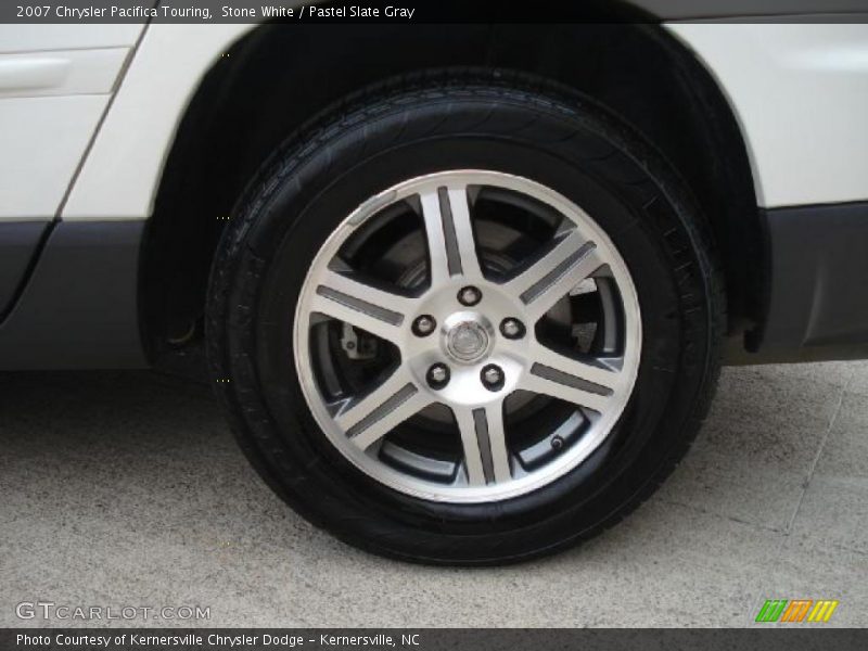 Stone White / Pastel Slate Gray 2007 Chrysler Pacifica Touring