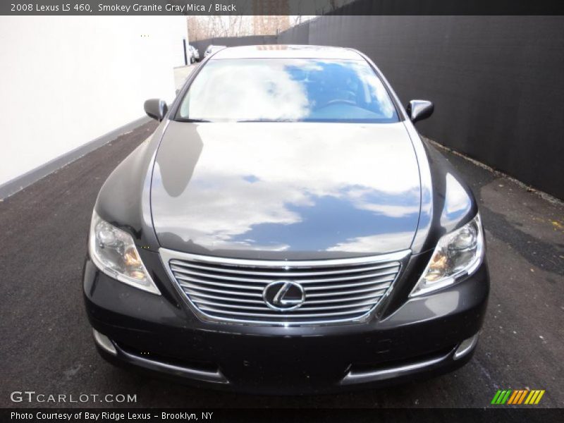 Smokey Granite Gray Mica / Black 2008 Lexus LS 460