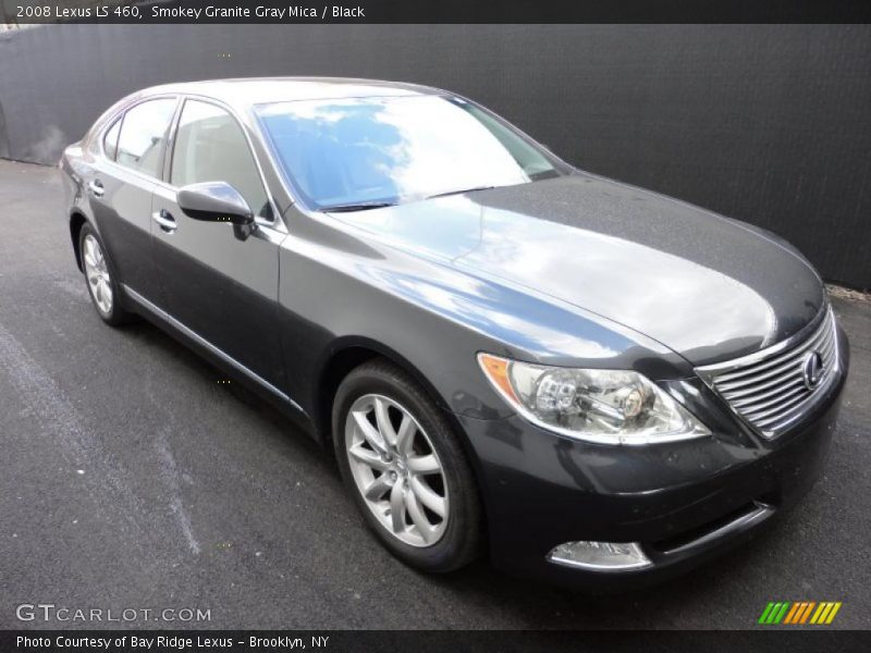 Smokey Granite Gray Mica / Black 2008 Lexus LS 460