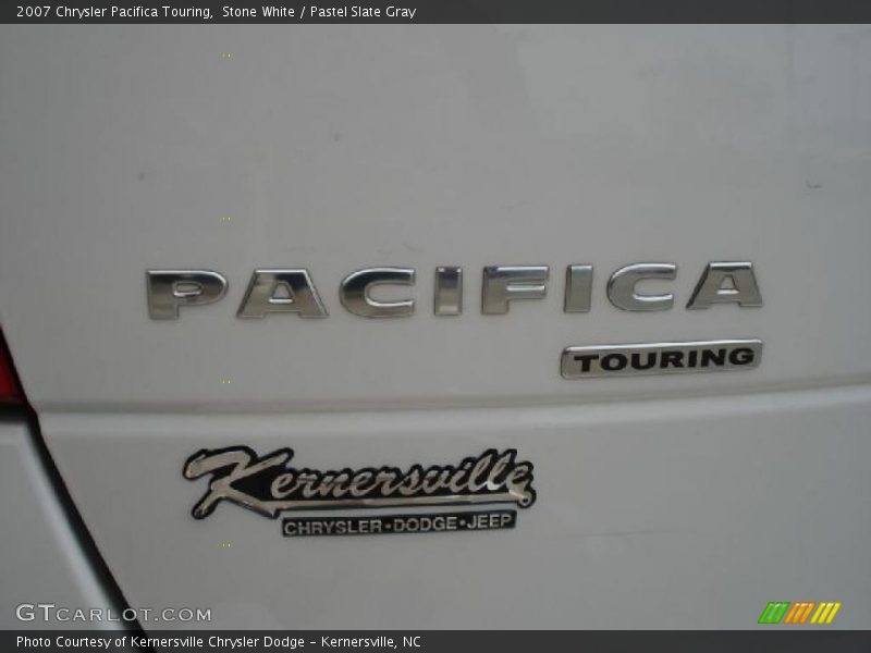 Stone White / Pastel Slate Gray 2007 Chrysler Pacifica Touring