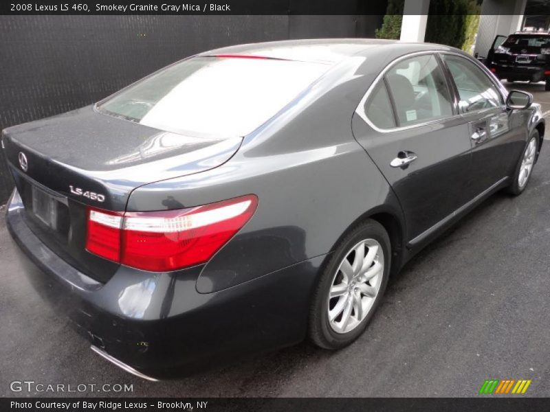 Smokey Granite Gray Mica / Black 2008 Lexus LS 460