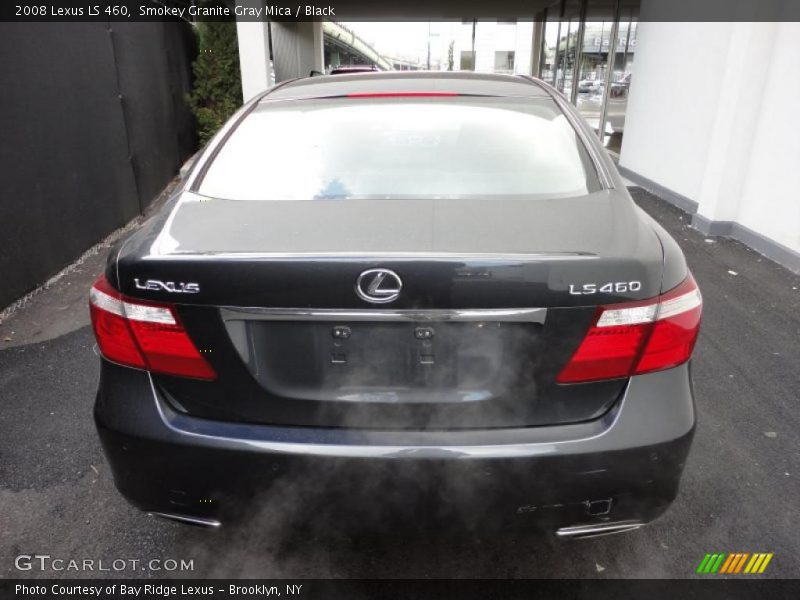 Smokey Granite Gray Mica / Black 2008 Lexus LS 460
