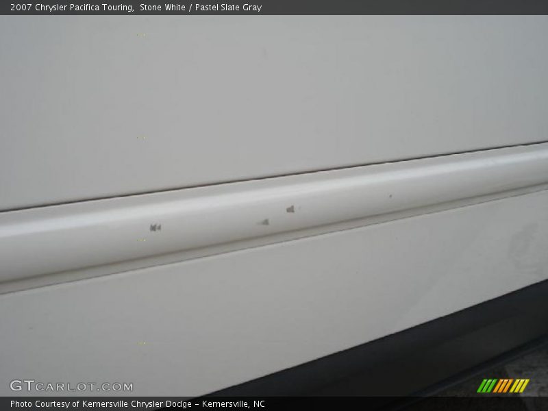 Stone White / Pastel Slate Gray 2007 Chrysler Pacifica Touring