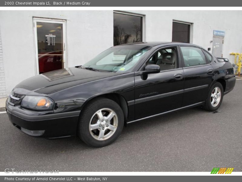 Black / Medium Gray 2003 Chevrolet Impala LS