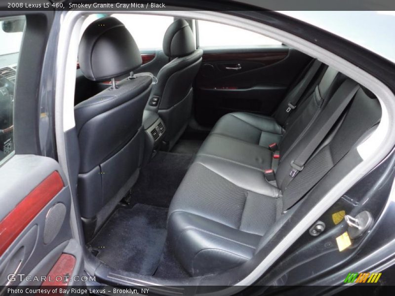 Smokey Granite Gray Mica / Black 2008 Lexus LS 460
