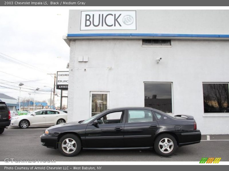 Black / Medium Gray 2003 Chevrolet Impala LS