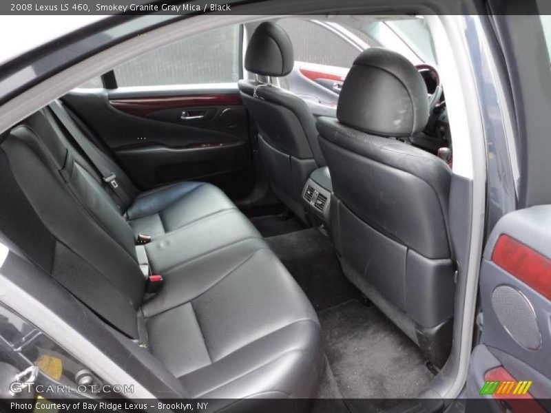 Smokey Granite Gray Mica / Black 2008 Lexus LS 460