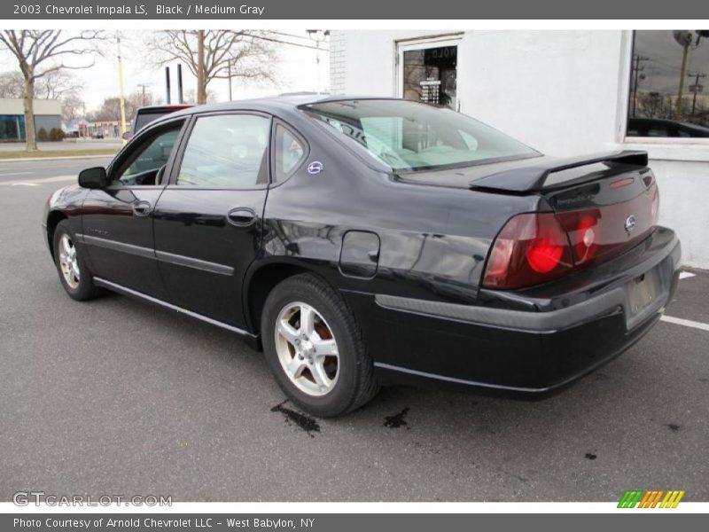 Black / Medium Gray 2003 Chevrolet Impala LS