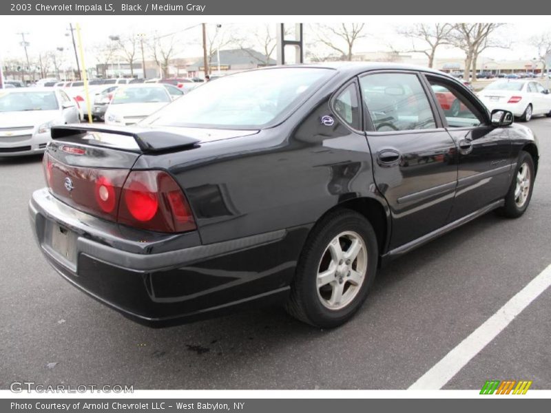 Black / Medium Gray 2003 Chevrolet Impala LS