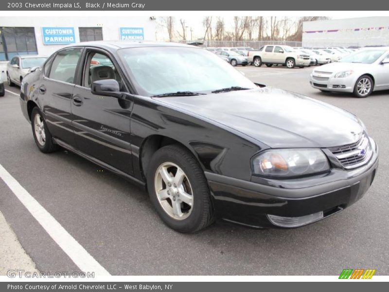 Black / Medium Gray 2003 Chevrolet Impala LS