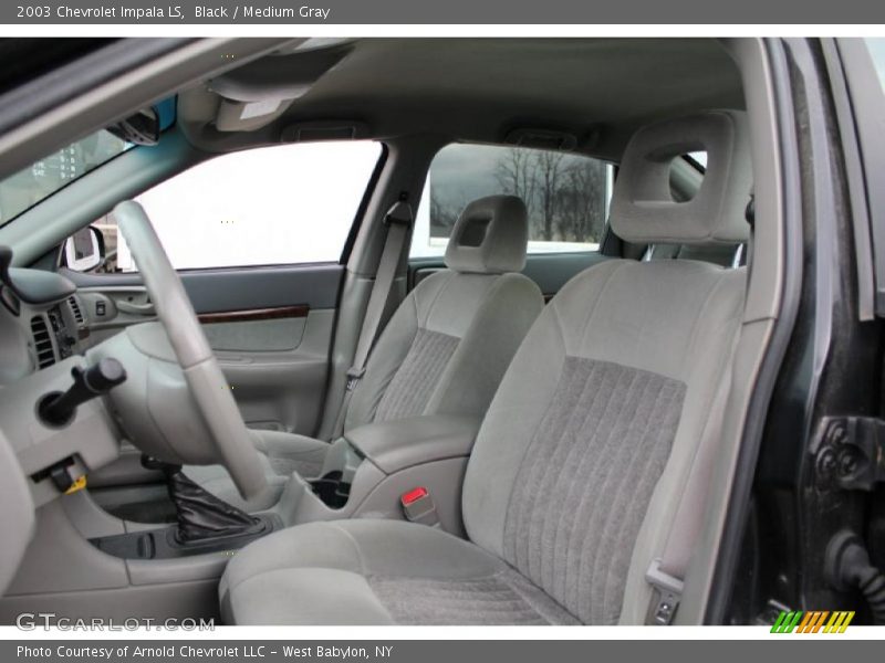 Black / Medium Gray 2003 Chevrolet Impala LS
