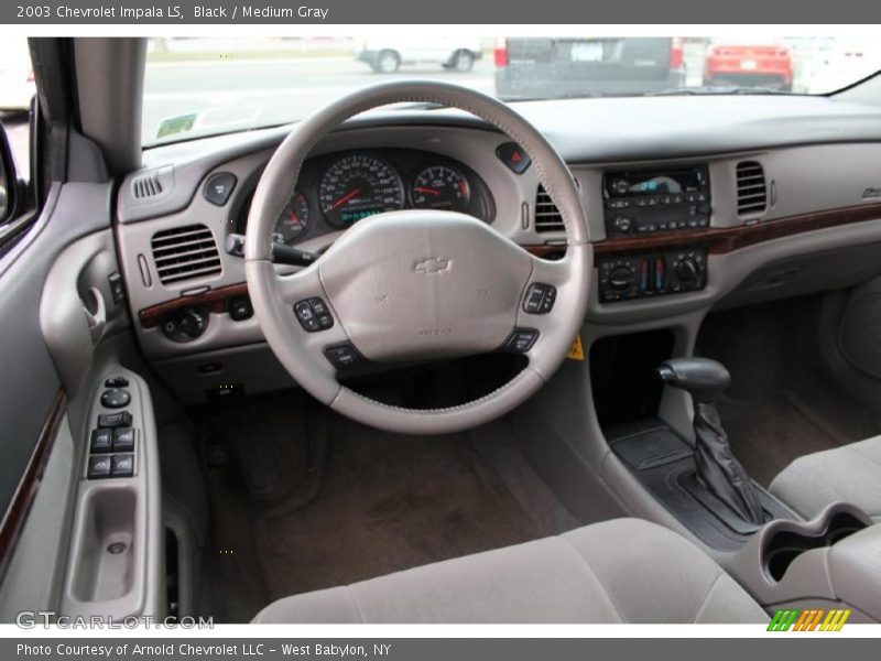 Black / Medium Gray 2003 Chevrolet Impala LS