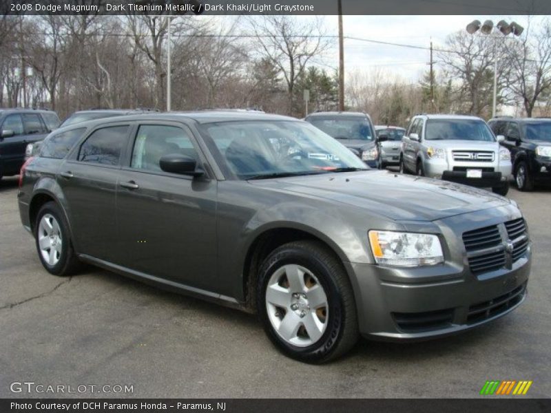 Dark Titanium Metallic / Dark Khaki/Light Graystone 2008 Dodge Magnum