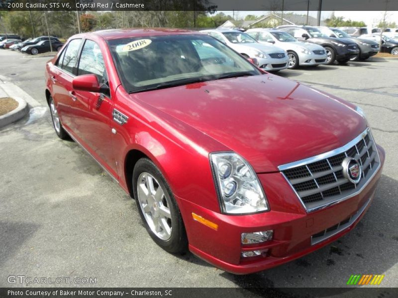 Crystal Red / Cashmere 2008 Cadillac STS V6