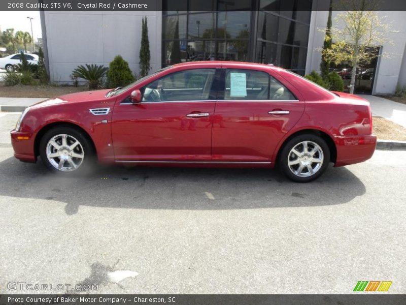 Crystal Red / Cashmere 2008 Cadillac STS V6