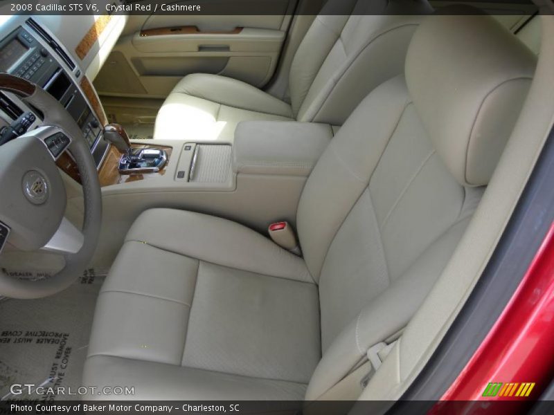 Crystal Red / Cashmere 2008 Cadillac STS V6