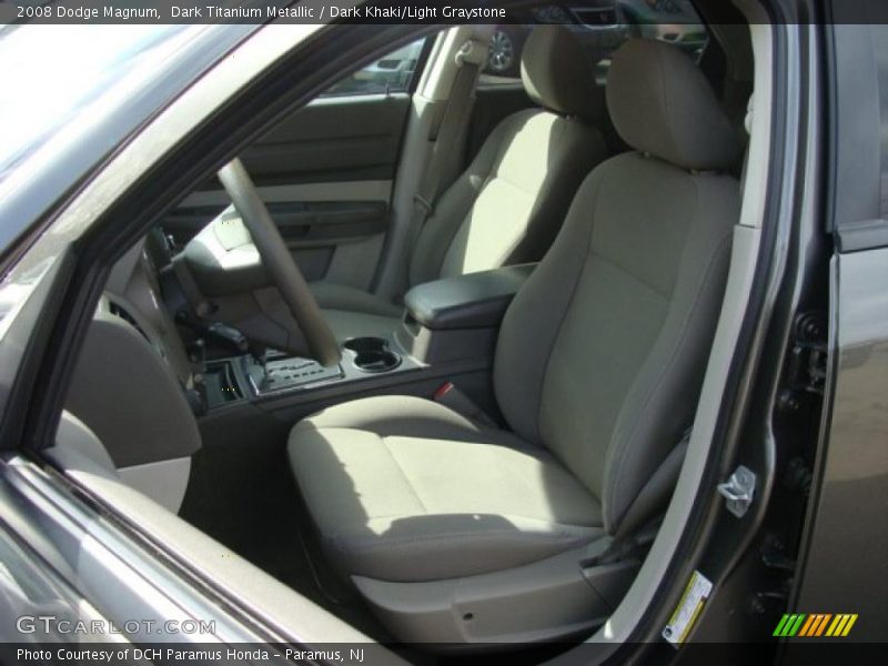 Dark Titanium Metallic / Dark Khaki/Light Graystone 2008 Dodge Magnum