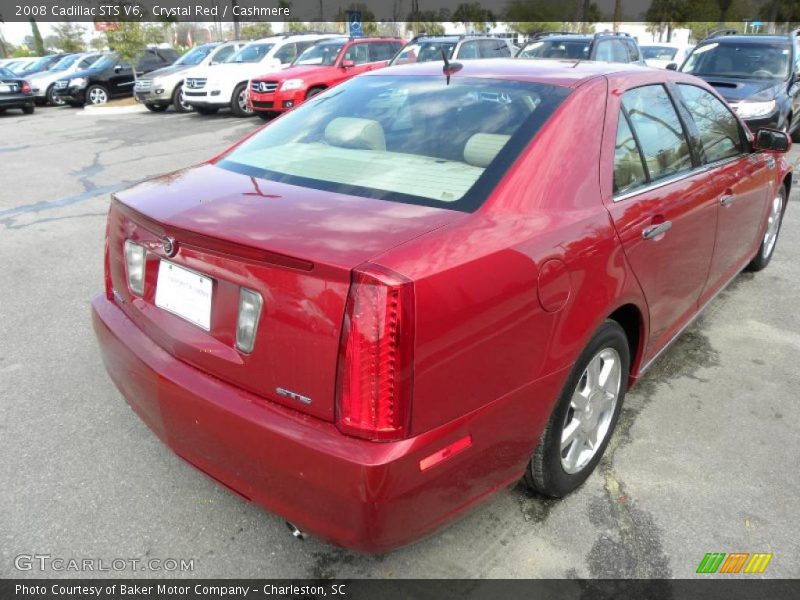 Crystal Red / Cashmere 2008 Cadillac STS V6