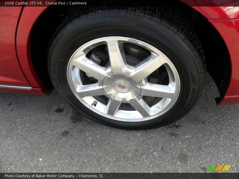 Crystal Red / Cashmere 2008 Cadillac STS V6