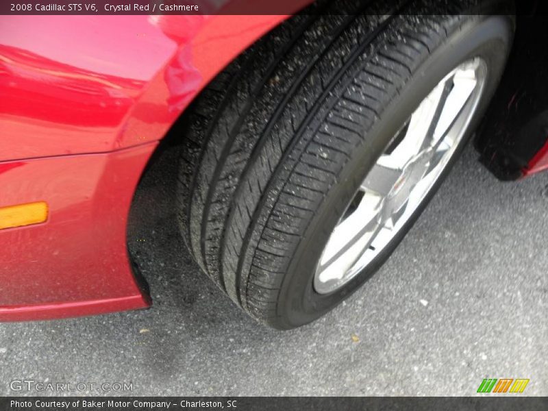 Crystal Red / Cashmere 2008 Cadillac STS V6