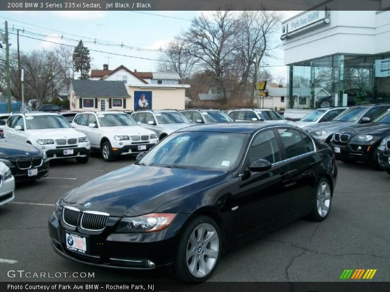 Jet Black / Black 2008 BMW 3 Series 335xi Sedan