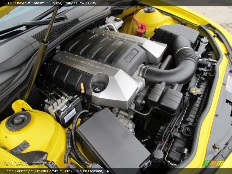 Rally Yellow / Gray 2010 Chevrolet Camaro SS Coupe