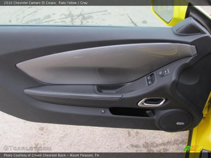 Rally Yellow / Gray 2010 Chevrolet Camaro SS Coupe