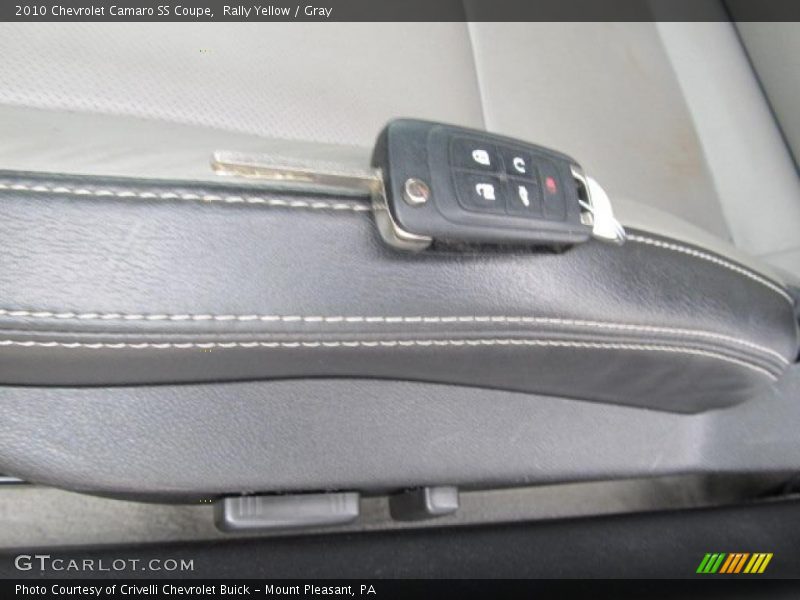 Rally Yellow / Gray 2010 Chevrolet Camaro SS Coupe
