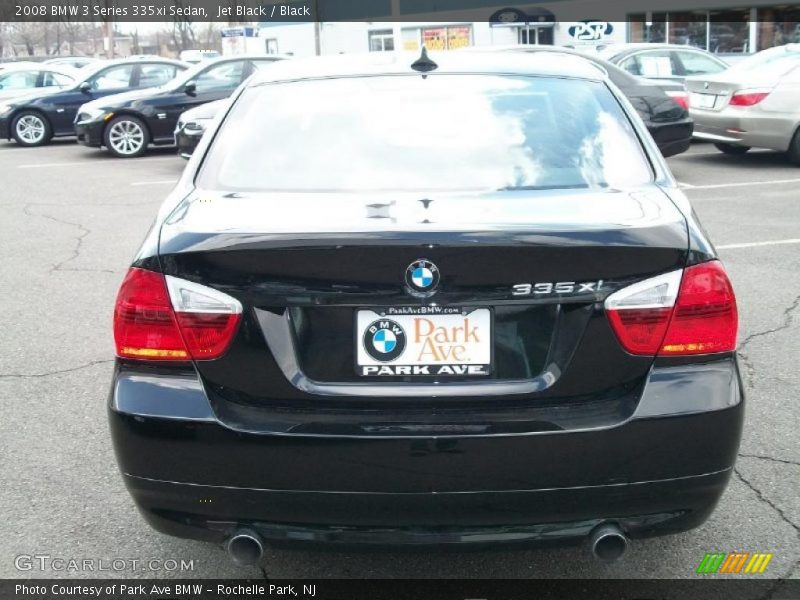 Jet Black / Black 2008 BMW 3 Series 335xi Sedan