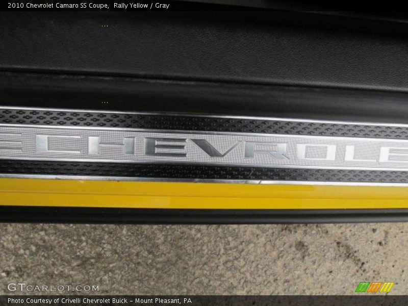Rally Yellow / Gray 2010 Chevrolet Camaro SS Coupe