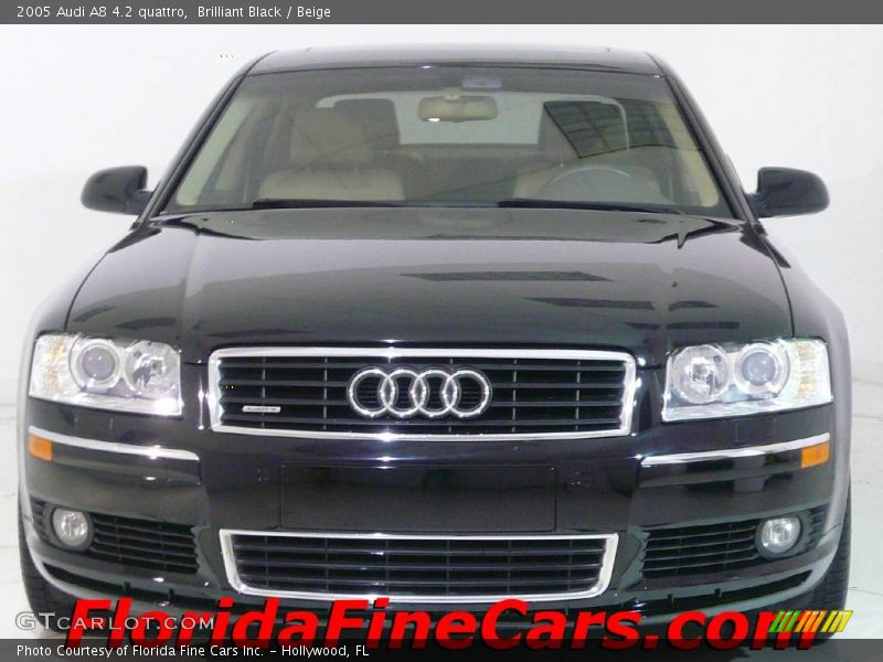 Brilliant Black / Beige 2005 Audi A8 4.2 quattro