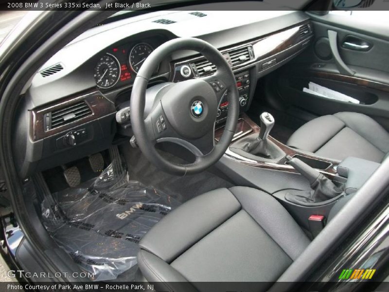 Jet Black / Black 2008 BMW 3 Series 335xi Sedan