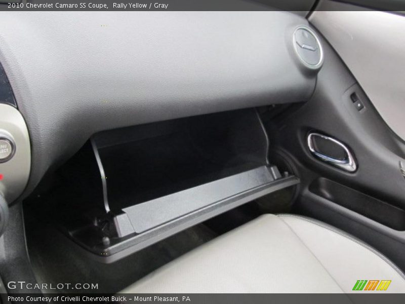 Rally Yellow / Gray 2010 Chevrolet Camaro SS Coupe