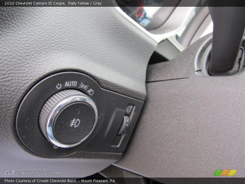 Rally Yellow / Gray 2010 Chevrolet Camaro SS Coupe