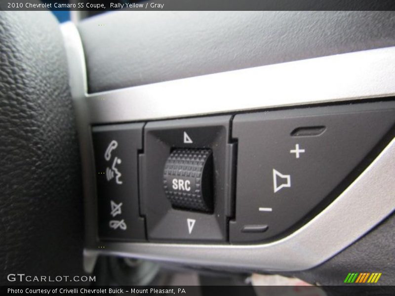 Rally Yellow / Gray 2010 Chevrolet Camaro SS Coupe