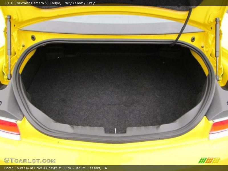 Rally Yellow / Gray 2010 Chevrolet Camaro SS Coupe