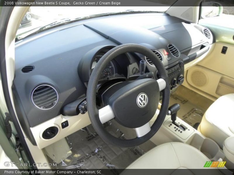 2008 New Beetle S Coupe Cream Beige Interior