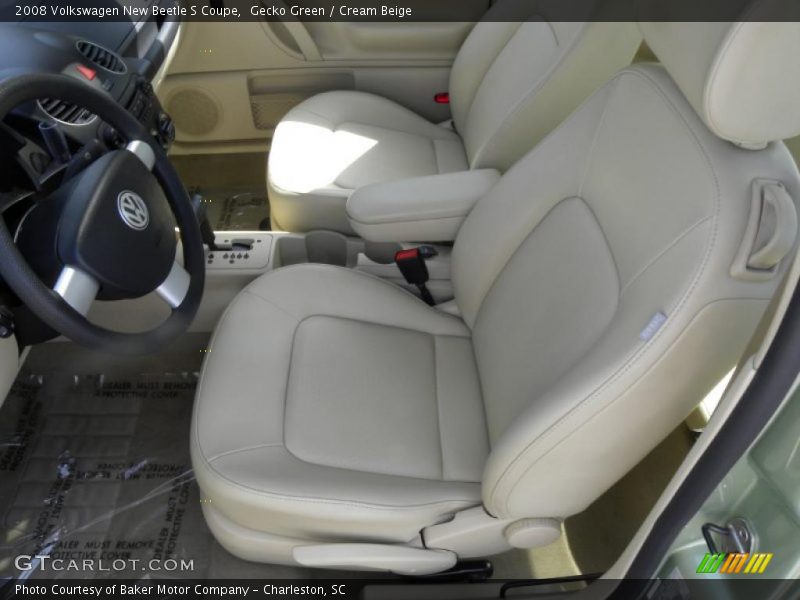  2008 New Beetle S Coupe Cream Beige Interior