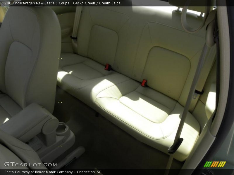 Gecko Green / Cream Beige 2008 Volkswagen New Beetle S Coupe