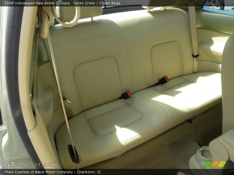 Gecko Green / Cream Beige 2008 Volkswagen New Beetle S Coupe
