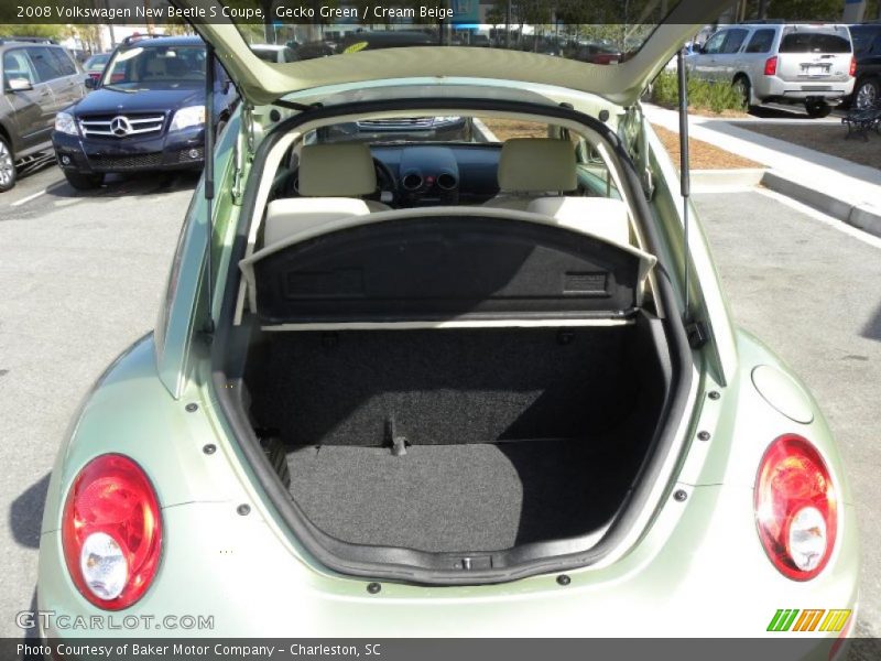 Gecko Green / Cream Beige 2008 Volkswagen New Beetle S Coupe