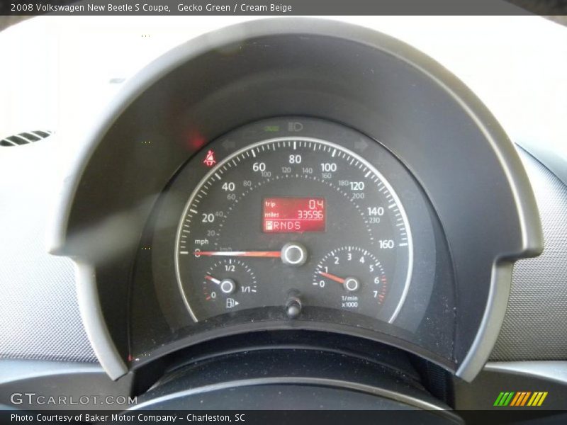  2008 New Beetle S Coupe S Coupe Gauges