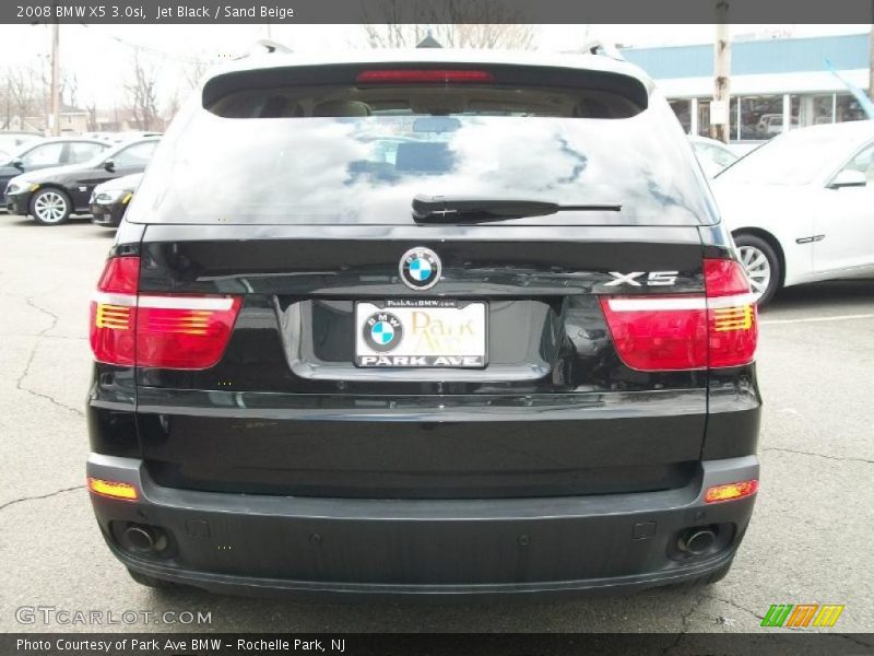 Jet Black / Sand Beige 2008 BMW X5 3.0si