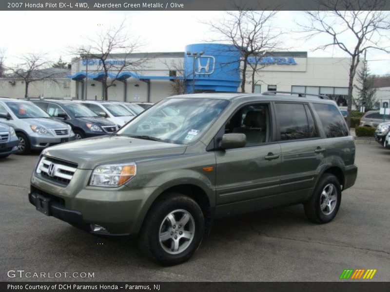 Aberdeen Green Metallic / Olive 2007 Honda Pilot EX-L 4WD