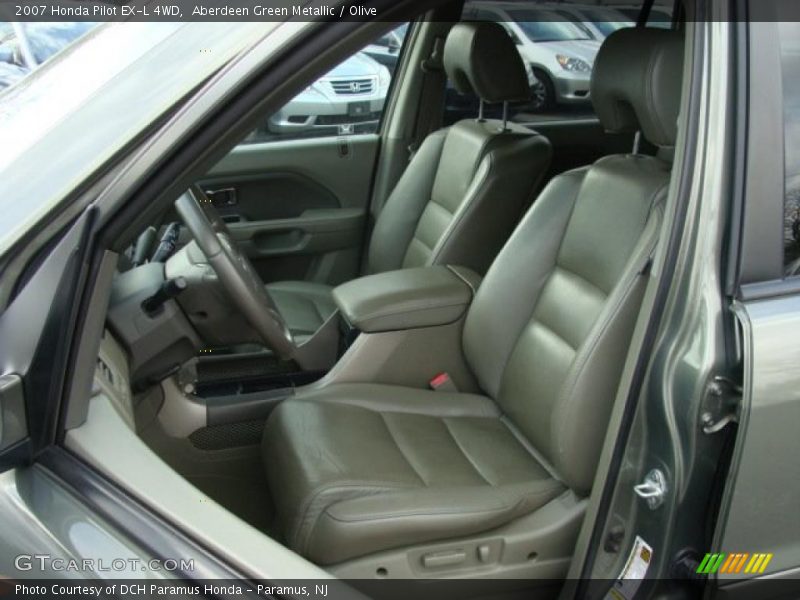 Aberdeen Green Metallic / Olive 2007 Honda Pilot EX-L 4WD
