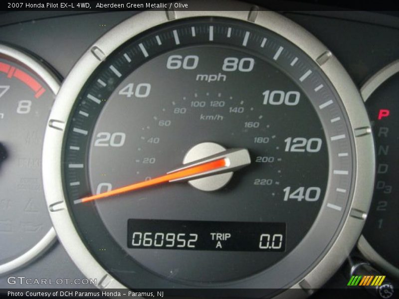 Aberdeen Green Metallic / Olive 2007 Honda Pilot EX-L 4WD